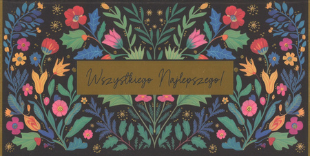 Pudełko na pieniądze życzenia Wszystkiego Najlepszego