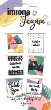 Zakładki magnetyczne - Imiona Jezusa - 6 szt.