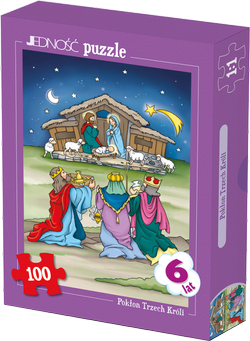 Puzzle - Pokłon Trzech Króli - 100 elementów