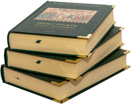 Biblia Nawarska Nowy Testament z komentarzem duchowym - ekskluzywna oprawa twarda z okuciami