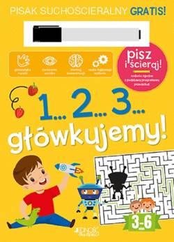 1... 2... 3... Główkujemy! Książka z pisakiem suchościeralnym