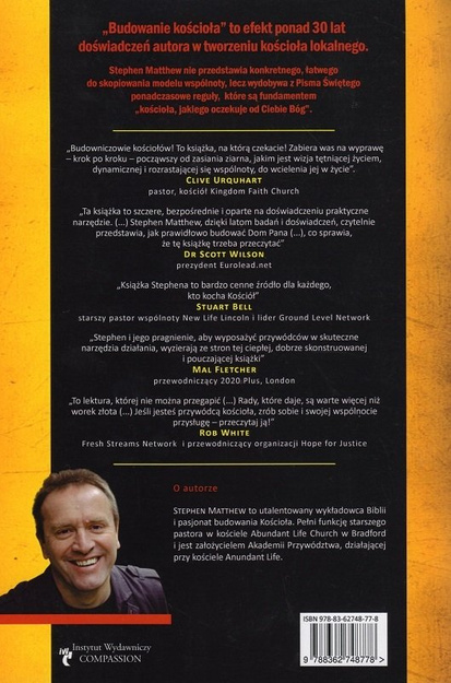 Budowanie kościoła - Stephen Matthew - oprawa miękka