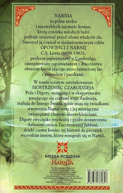 Opowieści z Narnii komplet 7-pak - C.S. Lewis - oprawa miękka