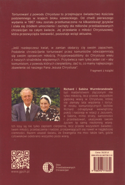 Torturowani z powodu Chrystusa Miłość silniejsza niz nienawiść - Richard Wurmbrand - oprawa miękka