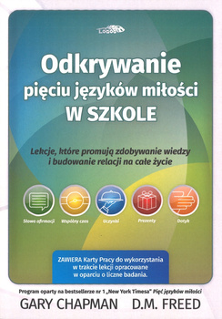 Odkrywanie pięciu języków miłości w szkole - Gary Chapman - oprawa miękka