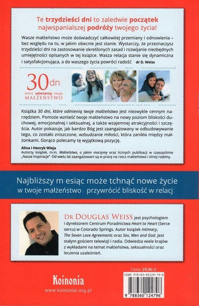 30 dni, które odmienią twoje małżeństwo - dr Douglas Weiss - oprawa miękka