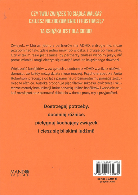 Miłość z ADHD - Anita Robertson - oprawa miekka