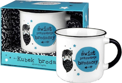 Kubek Good Vibes - Brodacz - Świat potrzebuje brodaczy