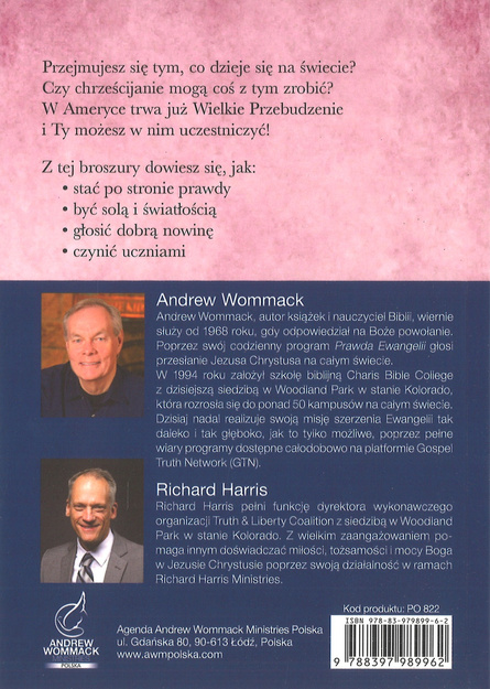 Wielkie przebudzenie - Andrew Wommack, Richard Harris - oprawa miękka