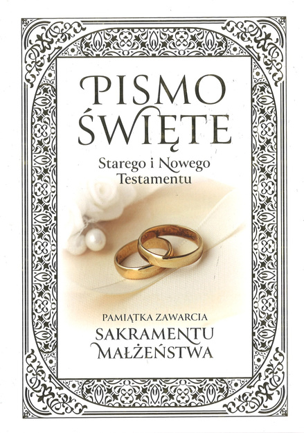 Biblia Warszawsko-Praska A4 - Domowa - na ślub w etui