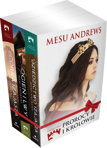 Powieści chiroryczno -biblijne. 2 boxy - zestaw. Znamię Lwa - Francine Rivers - Seria Prorocy i Królowie - Mesu Andrews