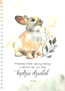 Zeszyt Mój dziennik - Powierz Panu swoją drogę i zaufaj mu: On sam będzie działał PS 37,5