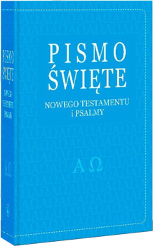 Biblia Warszawsko-Praska Nowy Testament i Psalmy mały niebieski
