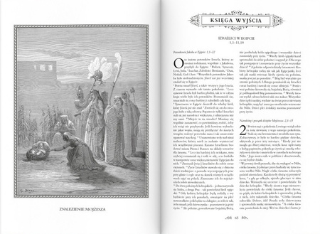 Biblia Warszawsko-Praska Biblia Edukacyjna ze złotą ręcznie wyciskaną pieczęcią papieską