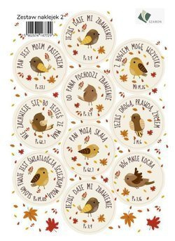 Zestaw naklejek 2 - ptaszki