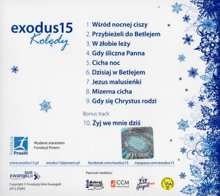 Exodus15 -  Kolędy - CD*