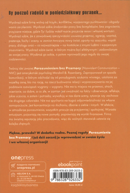 Dogadać się z innymi czyli porozumienie bez przemocy nie tylko w życiu organizacji - Agnieszka Kozak