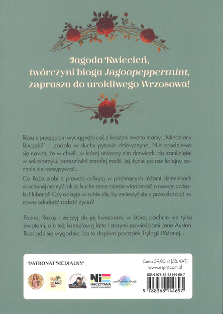 Z różą w dłoni - I tom trylogi Różanej - Jagoda Kwiecień - oprawa miękka
