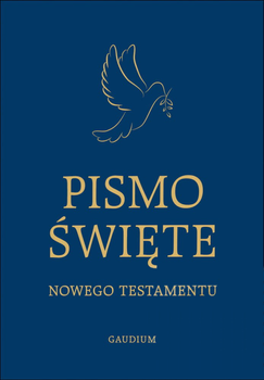 Biblia Tysiąclecia Nowy Testament wyd. V - duży druk granatowa - oprawa twarda