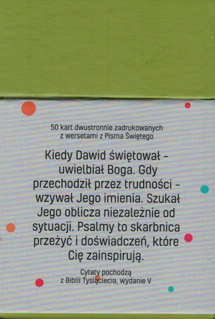 Ulubione psalmy które zainspirują Twoją duszę - Pudełko z wersetami na kartach