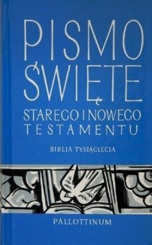 Biblia Tysiąclecia mała twarda oazowa niebieska
