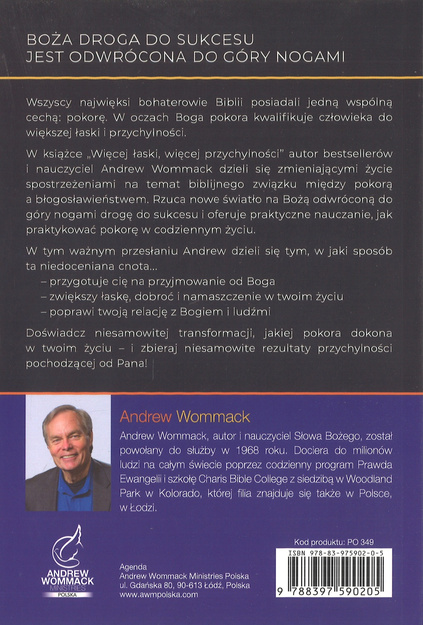 Więcej Łaski wiecej przychylności - Andrew Wommack - oprawa miękka