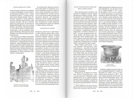 Biblia Warszawsko-Praska Biblia Edukacyjna ze złotą ręcznie wyciskaną pieczęcią papieską