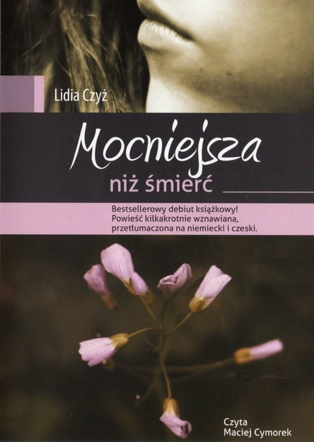 Mocniejsza niż śmierć - Lidia Czyż - audiobook CD/MP3