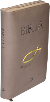 Biblia Edycja Świętego Pawła średnia miękka flexy z zamkiem i rybką