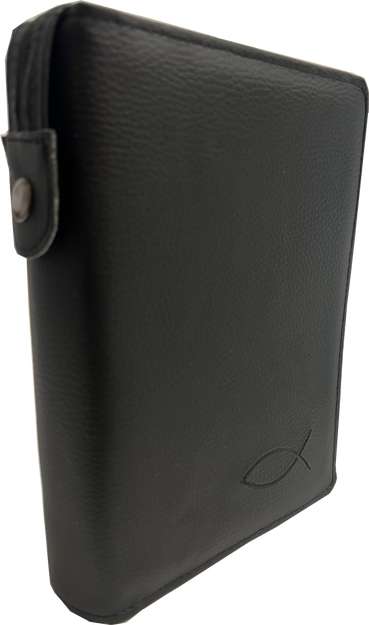 Okładka skórzana na Biblię Tysiąclecia dużą czarna