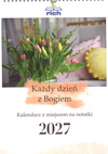 Kalendarz Każdy dzień z Bogiem 2027 - wiszący scienny