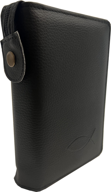 Okładka skórzana na Biblię Tysiąclecia czarna