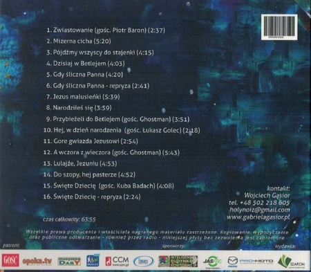 Narodził się jedyny król - Gabriela Gąsior i Holy Noiz - CD******