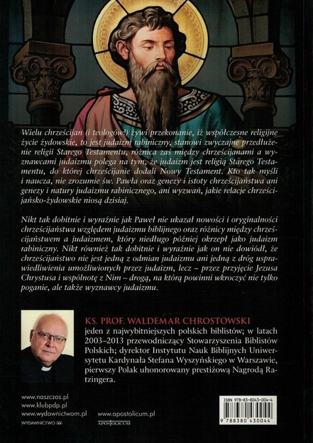 Między synagogą a kościołem. Dzieje św. Pawła - ks prof. Waldemar Chrostowski - oprawa miękka