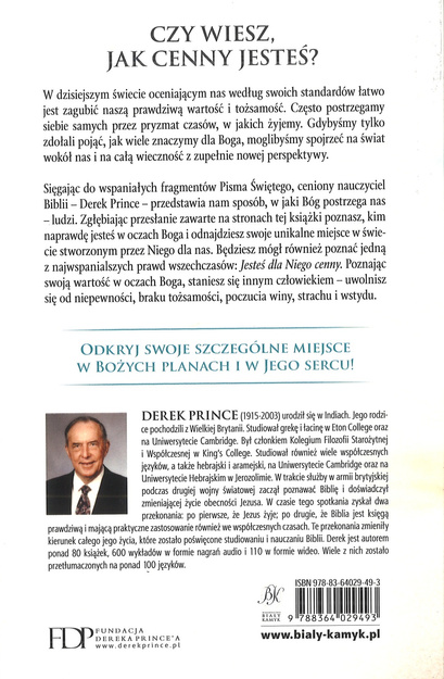 Jesteś ważny dla Boga - Derek Prince - oprawa miękka