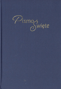 Uwspółcześniona Biblia Gdańska UBG F1 średnia twarda granat RLCH