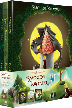 Smocze kroniki Pakiet: Smocze jajo, Smoczy kamień i Smoczy autor - Paweł Gołuch - oprawa twarda
