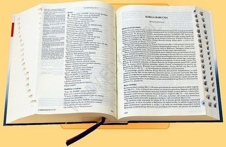 Biblia Edycja Świętego Pawła duża twarda index różówa
