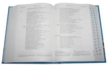 Biblia Tysiąclecia duża twarda index niebieska