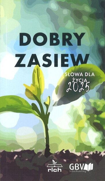 Dobry Zasiew 2025 z rozważaniami - kalendarz książkowy mała