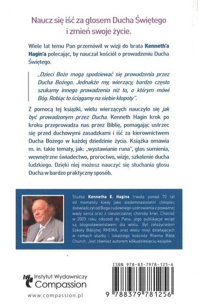 Jak być prowadzonym przez Ducha Świętego - Kenneth F. Hagin - oprawa miękka