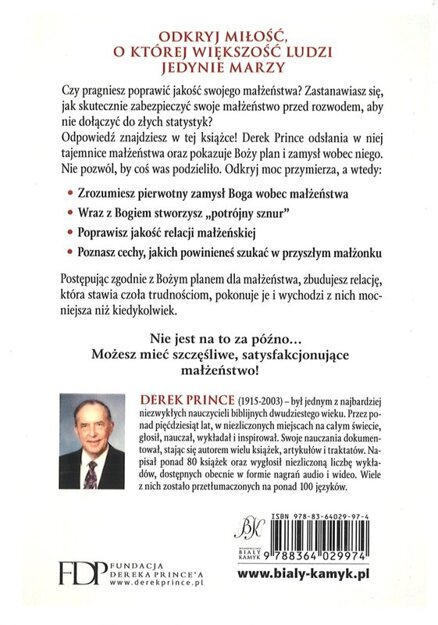 Przymierze małżeńskie - Derek Prince - oprawa miękka