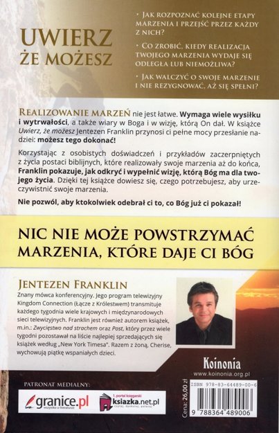 Uwierz, że możesz - Franklin Jentezen - oprawa miękka